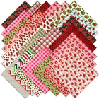 60pcs Watermelon Fabric Squares 10x10" for Quilting & Sewing