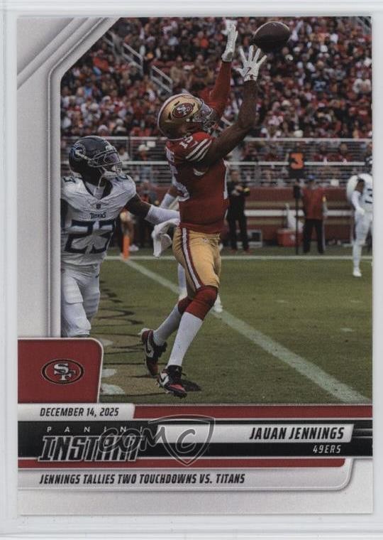 2025 Panini Instant /75 Jauan Jennings #340 1m1a