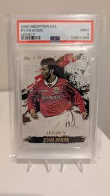 Ryan Giggs Topps 2020 UCL Inception Legacy PSA 9 POP 1 Manchester United - Image 1 of 2