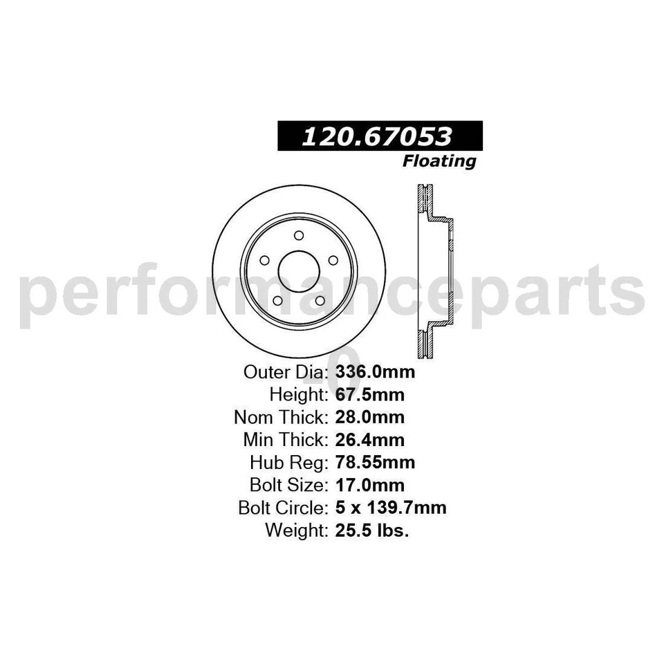 Front Disc Brake Pad Set Disc Brake Rotor for Dodge Ram 1500 2002-2005 - Imagem 2 de 4