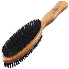 Soft and Firm Natural Bristle Doube Sided Cherrywood Clothes Brush