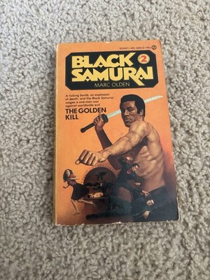 1974 Black Samurai #2 The Golden Kill by Marc Olden OOP First Printing