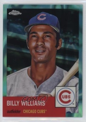 2022 Chrome Platinum Anniversary Aqua Lava Refractor Billy Williams HOF 12sd