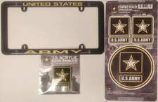 US Army Auto Accessory Combo Kit