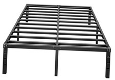 HLIPHA Metal Platform Bed Frame Tall,No Box Spring Needed,Size Bed Full 14 Inch