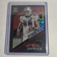 2023 Panini Donruss Optic - Retro Series Jason Taylor #13 Purple Stars Prizm /25