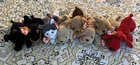 Ty Beanie Babies Dogs Lot of 8 Vintage Retired New With Tags mint tag errors