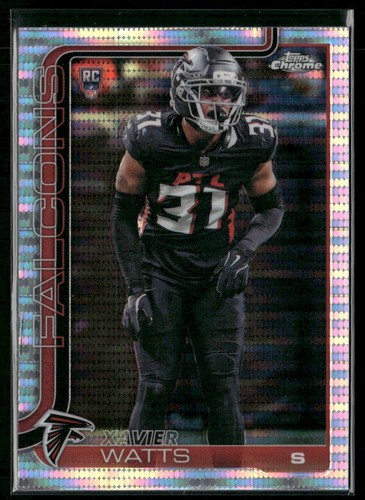 2025 Topps Chrome #393 Xavier Watts Pulsar Refractor