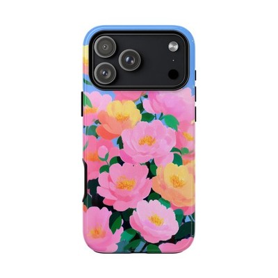 Phone Ink - iPhone | Galaxy | Pixel Case - Pink Peony Floral Pastel Flowers