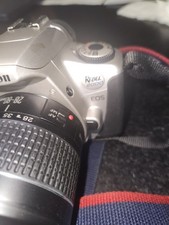 Canon Rebel 2000 EOS 35mm Film SLR Camera Silver Black w/ 28-80mm 90-310mm