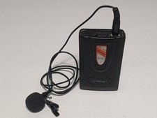 Paquete de cuerpo transmisor Pyle PRO.MIC VHF y UHF 193,0 MHz con micrófono de solapa
