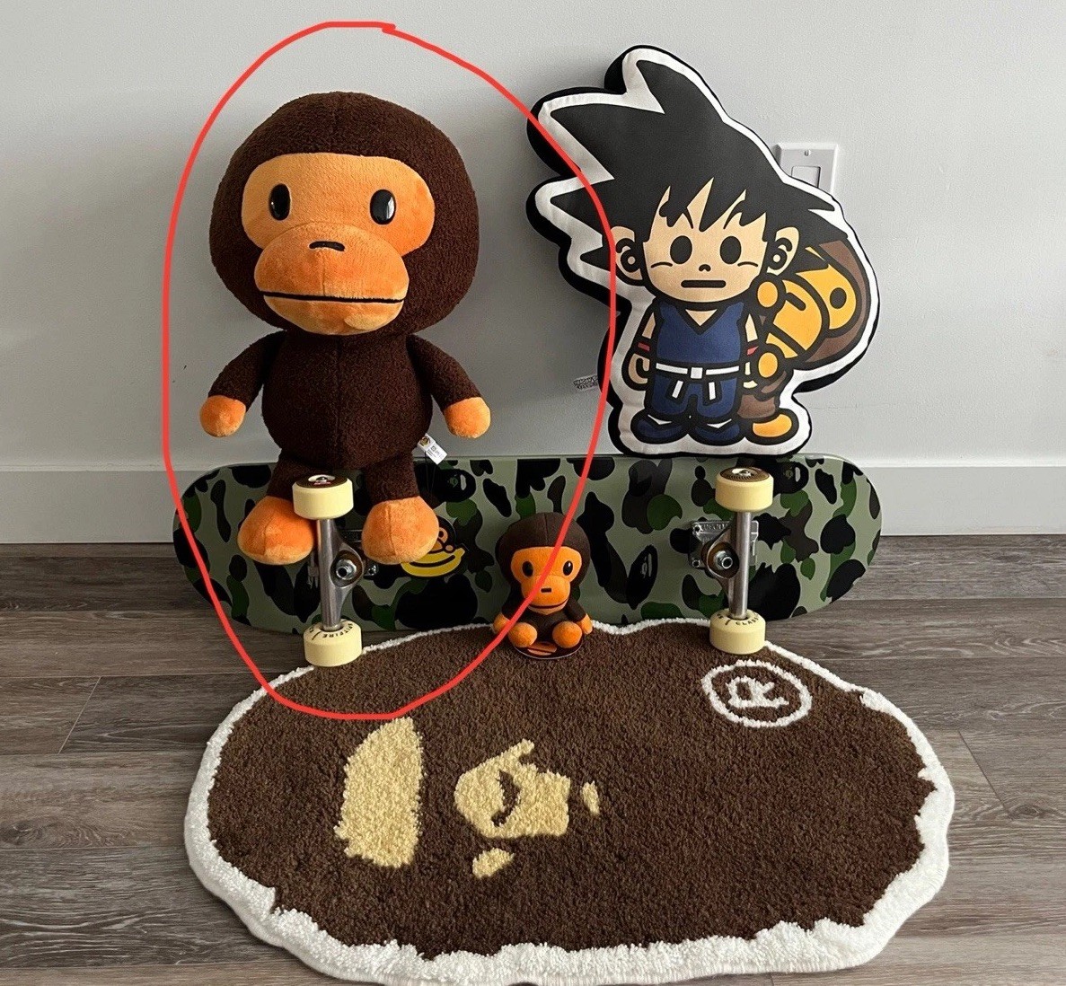 BAPE Baby Milo 50cm Large Plush | eBay