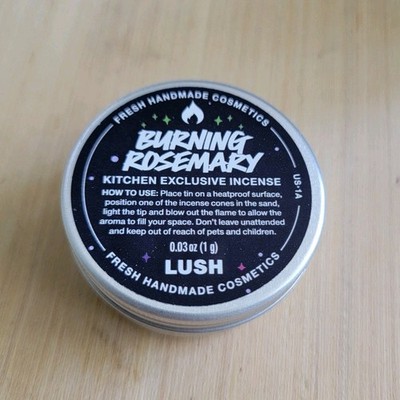 Lush Kitchen Exclusive Burning Rosemary Incense New