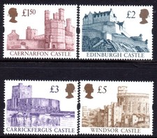 1997 ENSCHEDE CASTLES SET OF 4, FINE UNMOUNTED MINT