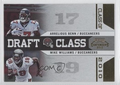 2010 Playoff Contenders Gold /100 Arrelious Benn Mike Williams #14 Rookie RC 0f6