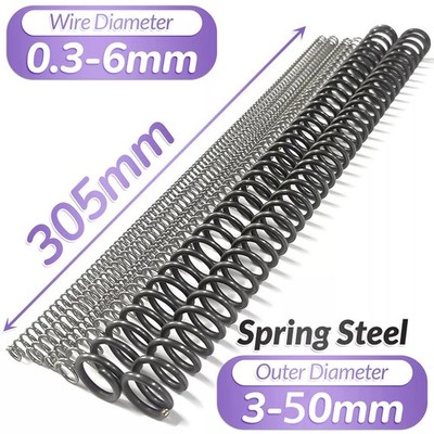Length 305mm Compression Spring Pressure Springs OD 3-50 mm Wire Dia 0.3mm-6.0mm