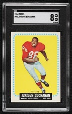 1964 Topps Buck Buchanan (Junious on Card) #92 SGC 8 Rookie RC HOF 2d4. rookie card picture