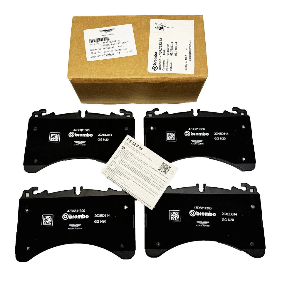 Aston Martin DBX Front Brake pad P/N MY832D007AC