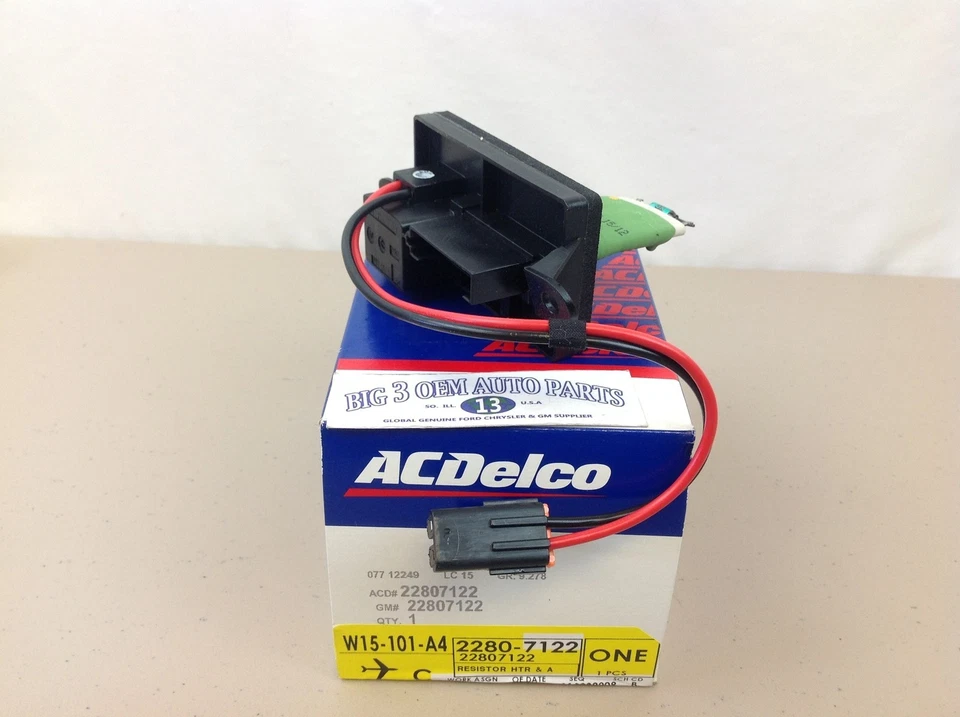 Resistencia de control de calefacción aire acondicionado Chevrolet Silverado Avalanche GMC Sierra nuevo OEM Foto 3 de 4