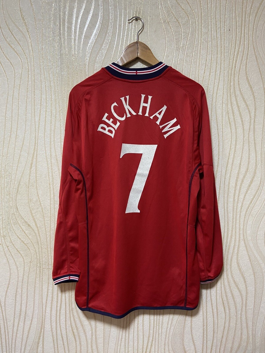 ENGLAND 2002 2004 AWAY SHIRT JERSEY LONG SLEEVE UMBRO #7