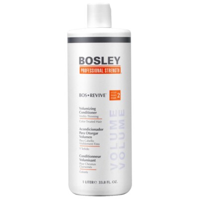Bosley Bos Revive Volumizing Conditioner Color-Treated 33.8oz w/Free Nail File