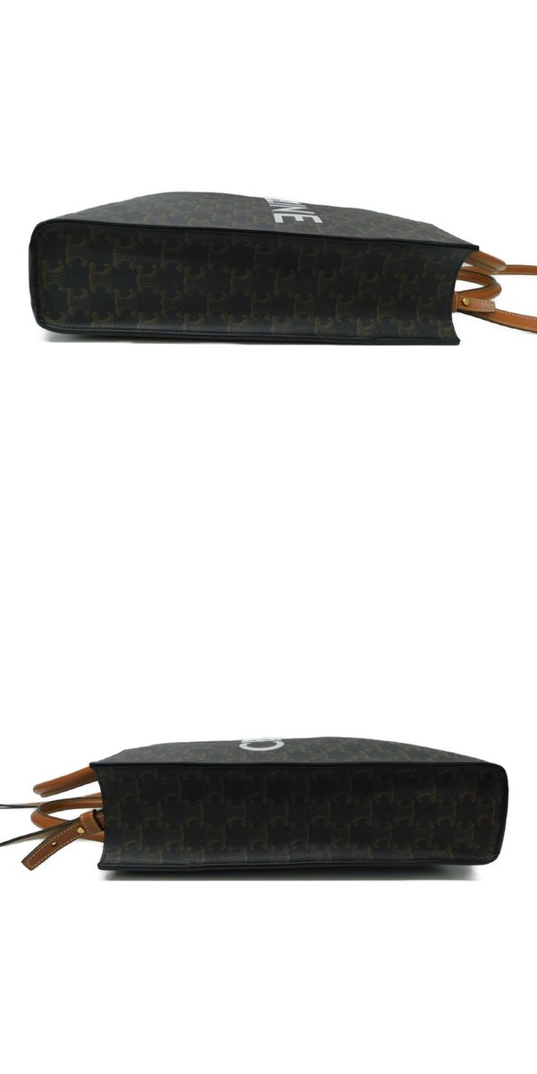 ☆☆CELINE☆☆ 24FW (191542BZK 04LU) Women’s Triope Cabas V Celine Triop Canvas Vertical Cabas Bag Small 191542BZK 04LU