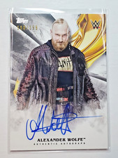 Alexander Wolfe 2019 Topps WWE Undisputed Autograph 108/199 Auto #A-AW card