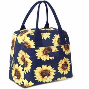 7.5L Lunch Bag Container Multi Color Cooler Foldable Tote Box Office School Bag