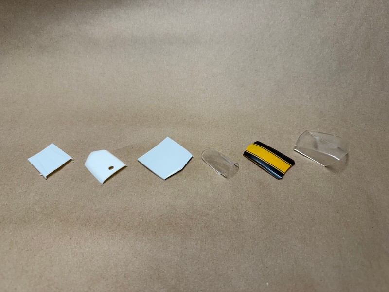 BIG Model Car Hood Scoop Parts Lot Hot Rod Drag Muscle 1/25 Scale Clear WOW