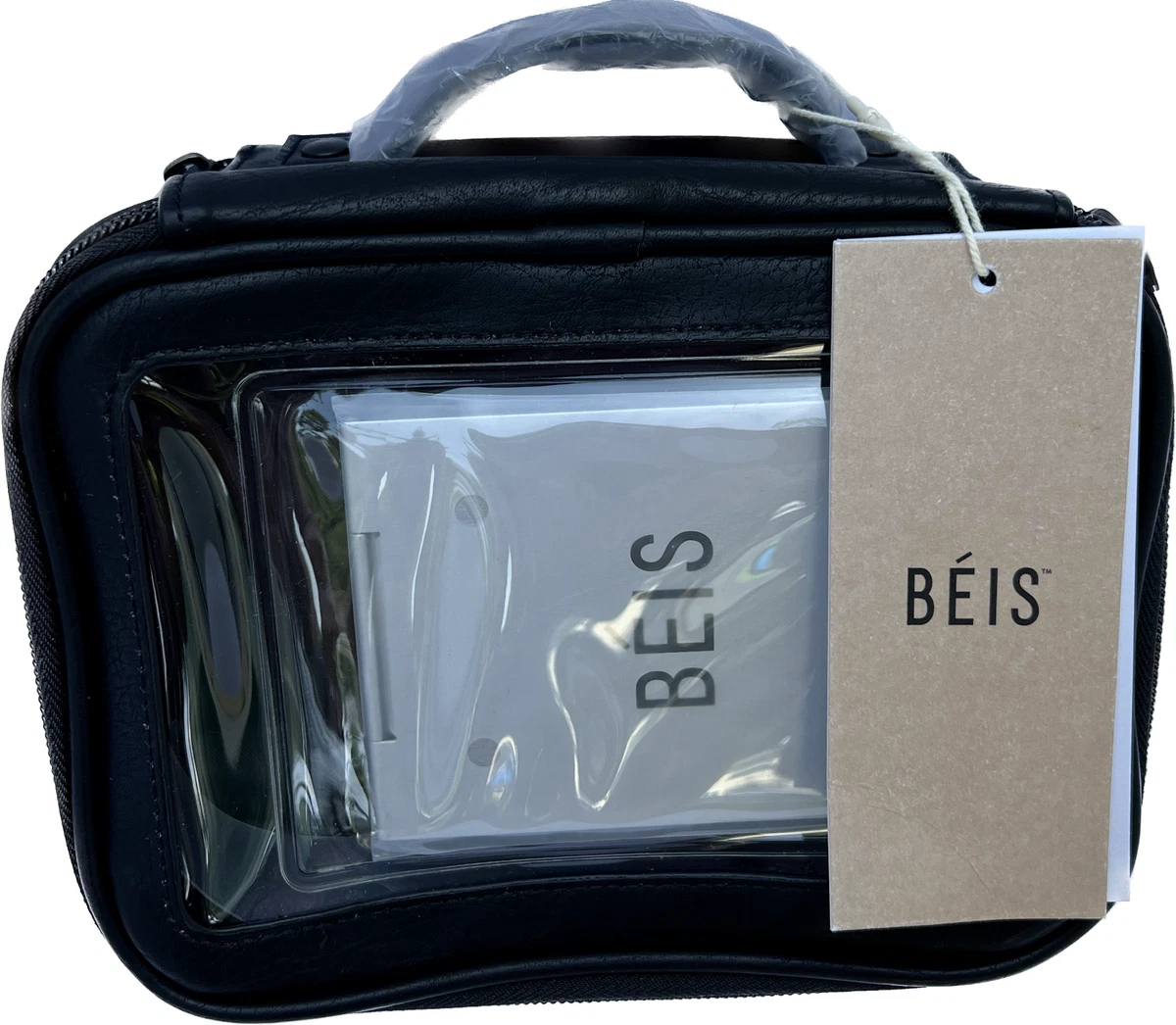 Beis on The Go Essentials Case in BLACK.