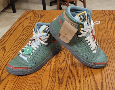 Adidas Top Ten Hi Star Wars Boba Fett Green FZ3465 Fashion | eBay