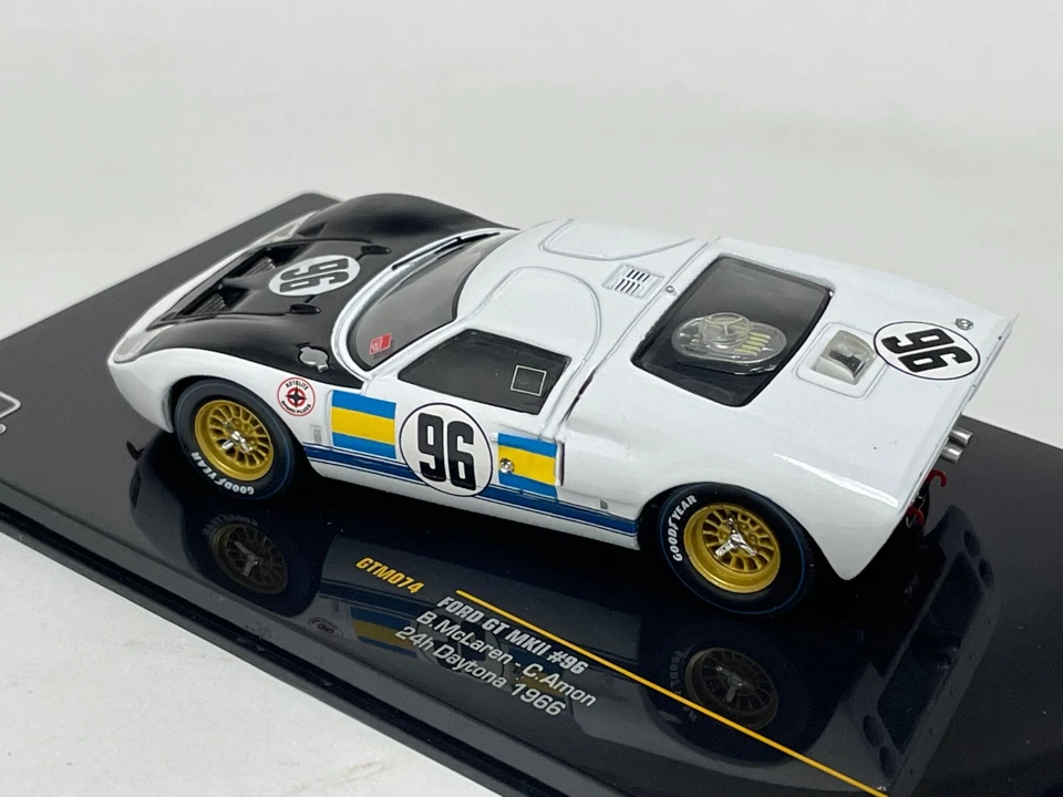 Coche Ford MKII 1/43 IXO ganador #96 1966 24 Horas de Daytona McLaren GTM074 TN431 Foto 2 de 4