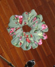 Beautiful Handmade XL Size Hair Scrunchie