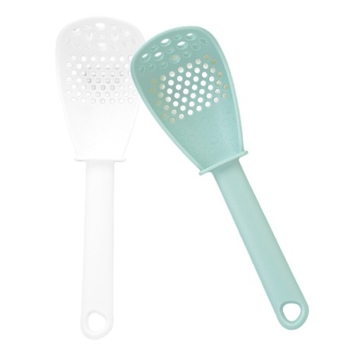 2 Pack Plastic Skimmer Spoon Slotted Spoon Frying Strainer Plastic Skimmer - Picture 9 of 10