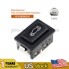 Trunk Unlock Switch Button For BMW E88 E89 E90 E91 F01 F02 E92 E93 61319200316