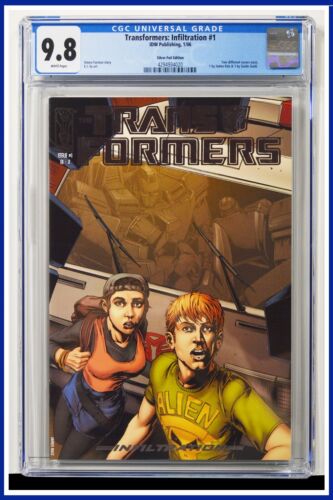 Transformers Infiltration #1 IDW CGC Graded 9.8 Marvel 2006 Foil Comic Book. - Picture 1 of 2