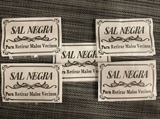 5 Pcs-SAL NEGRA-Black Salt-14g 3/8Oz Para Retirar m. Vecinos-For Bad Neighbors