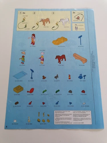 Playmobil 5222 NUR Bauplan/Bauanleitung für Ponyhof  #GR63 - Bild 2 von 2