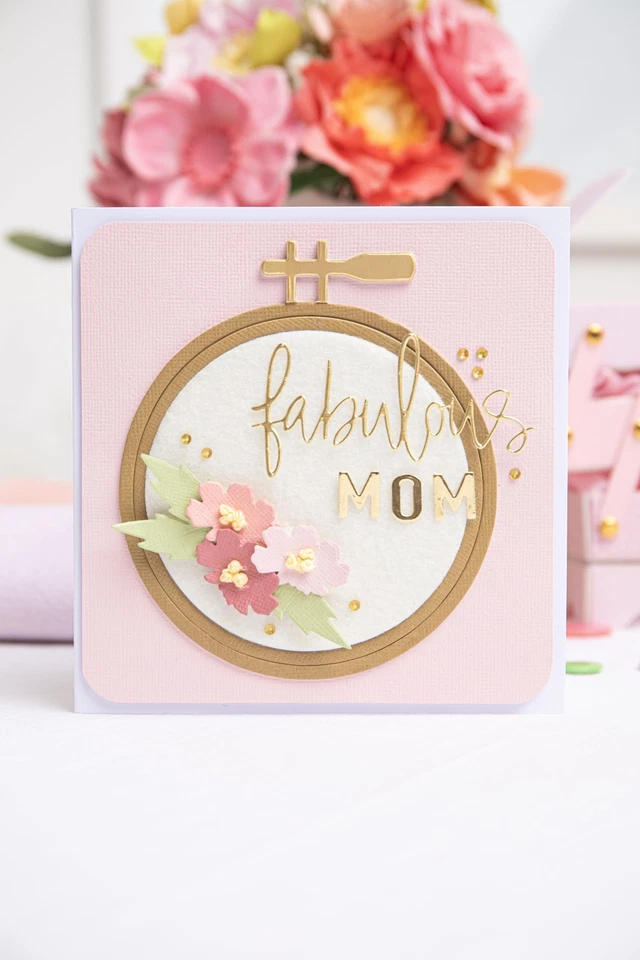 Bigz Stanzschablone Stickrahmen von Eileen Bereich Hull - Bild 3 von 3