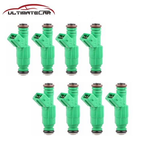 Set of 8 High Impedance Fuel Injectors For GM Ford TBI LT1 LS1 LS6 V8