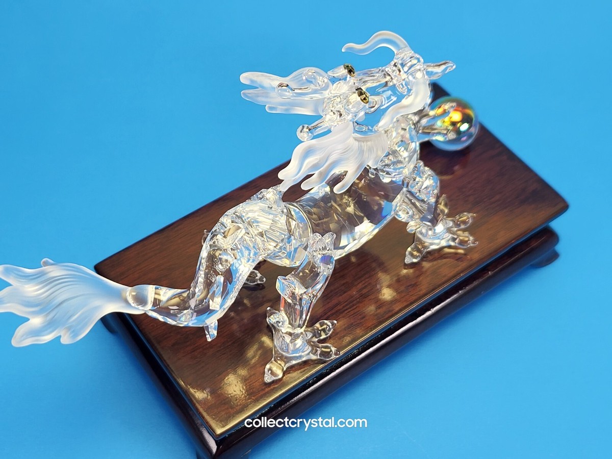 SWAROVSKI DRAGON WITH WOODEN STAND 238202 MIB Complete | eBay SWAROVSKI DRAGON WITH WOODEN STAND 238202 MIB Complete | eBay