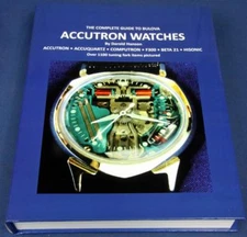 “Complete Guide to Bulova Accutron watches" HARDBOUND BOOK 530 PAGES 1100 ID'D