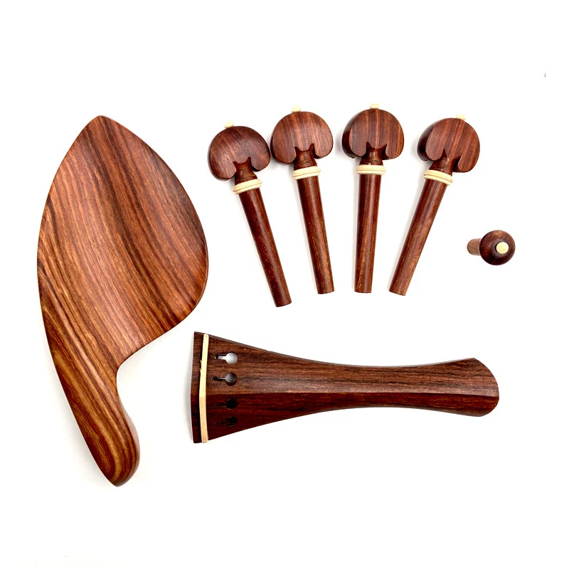 1sets of 15"-16" viola Red rosewood fittings parts accessories,Tailpiece+Tuning - Image 2 of 2