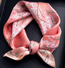 100 Mulberry Silk Scarf Women's Square 53X53CM fashion Printed shawl Scarf