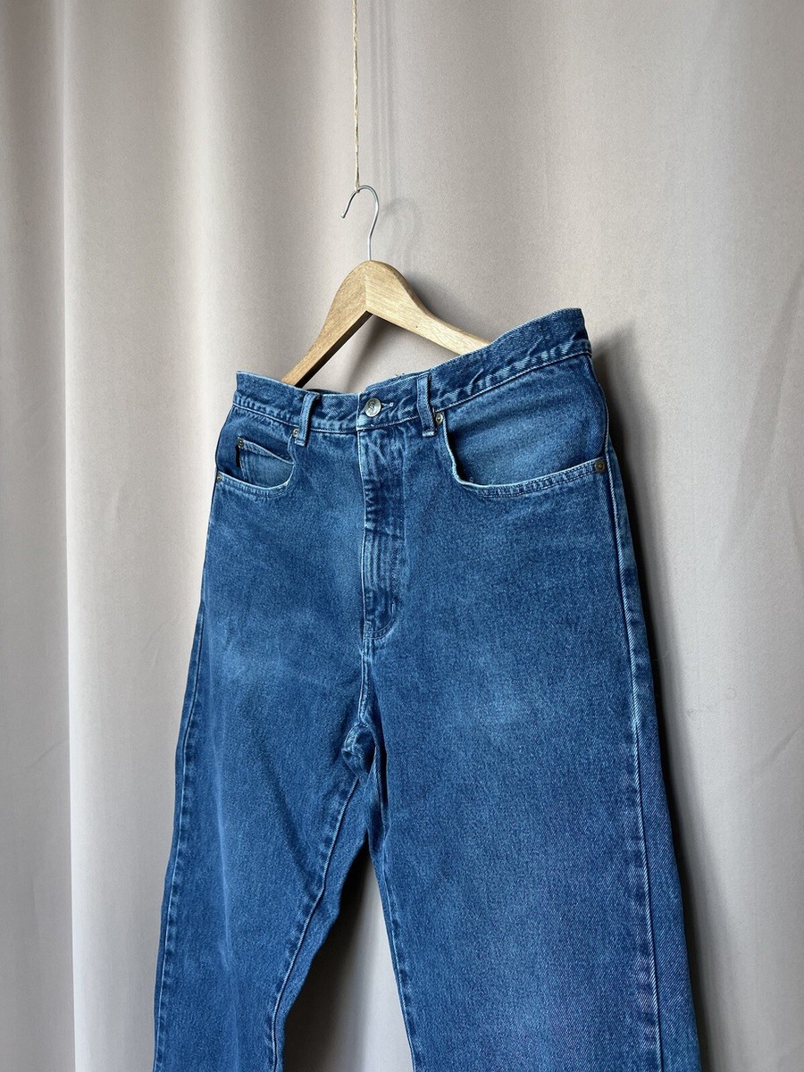 YSL サイズ34 Yves Saint Laurent Jeans Wear Blue Pants Size 34/32 Vintage