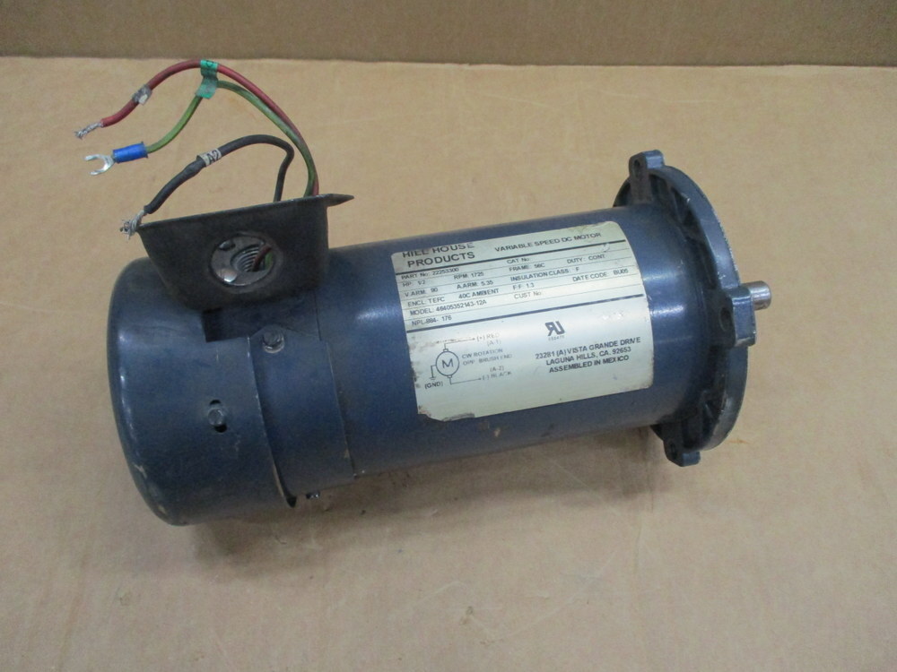 Hill House 22253300 Variable Speed DC Motor 46405352143-12A Hill House 22253300 Variable Speed DC Motor 46405352143-12A