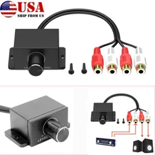 Car Remote Amplifier Level Controller Bass Knob Volume Control Cable Universal