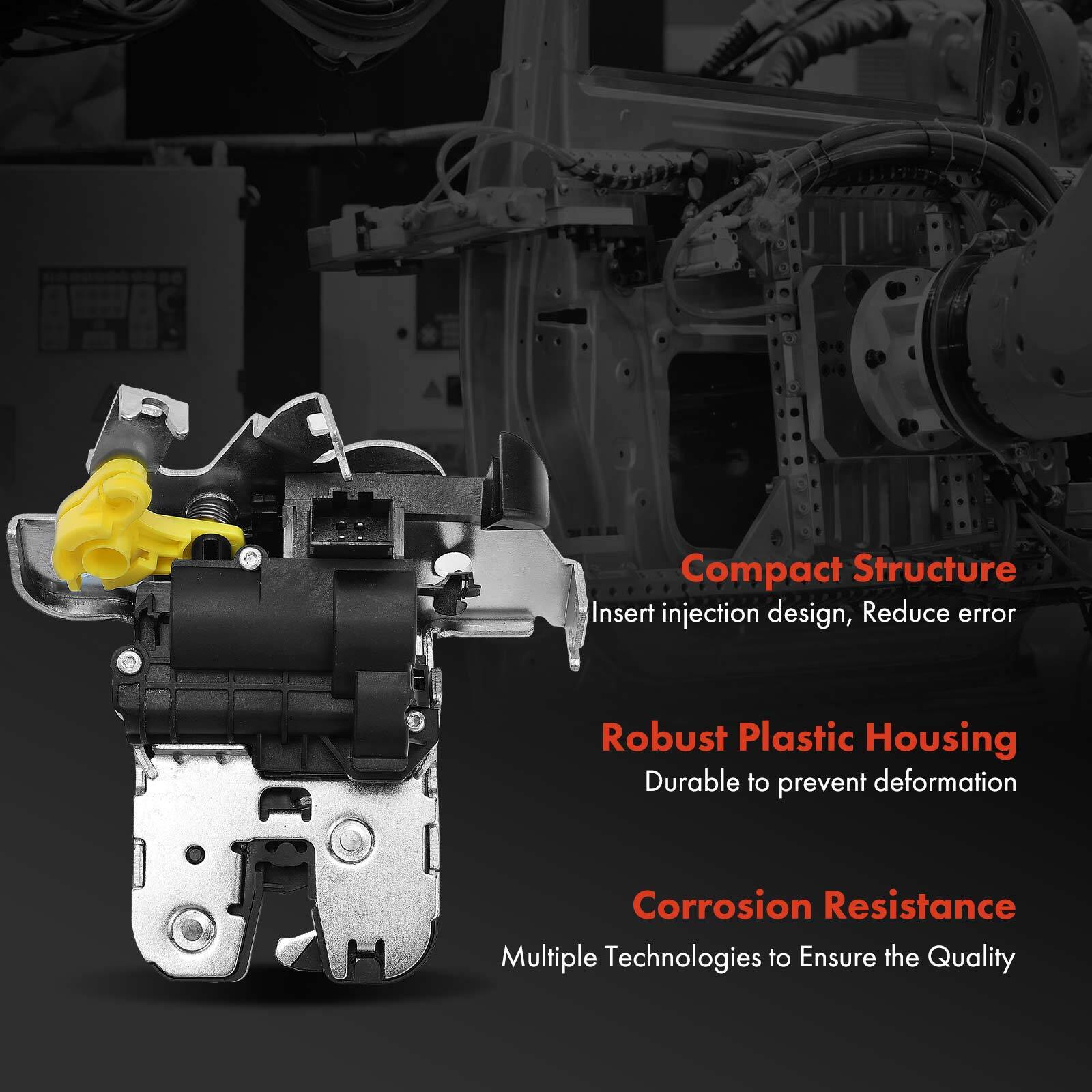 Tailgate Liftgate Trunk Latch Lock Actuator for Audi Q7 17-22 4M0827506B Rear