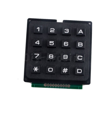 4 x 4 Keypad Keyboard Matrix Tastatur Modul für Arduino Atmel AVR