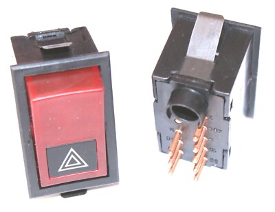 Warnblinkschalter (8-Pin) Kippschalter pf.Volvo F6-F7-F10-F12-N10 hazard switch